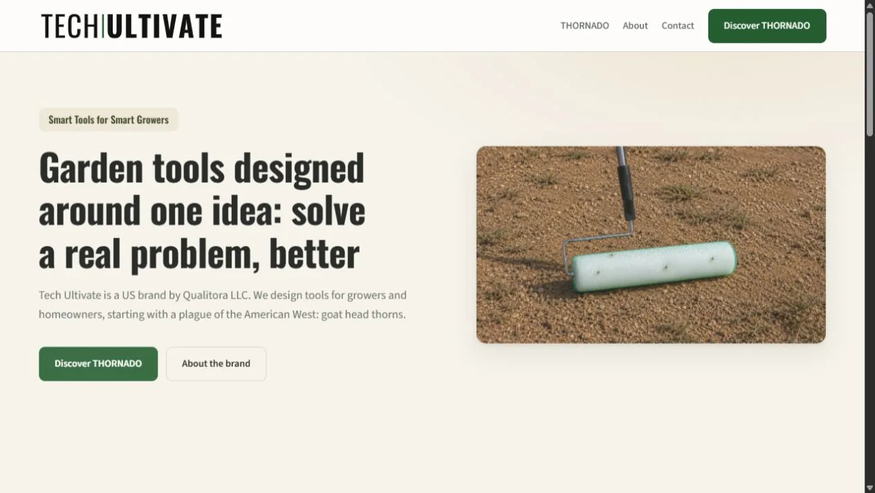 Tech Ultivate website capture